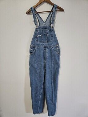 London London Denim Overalls Work Carpenter Worker Rancher Farmer Y2K M